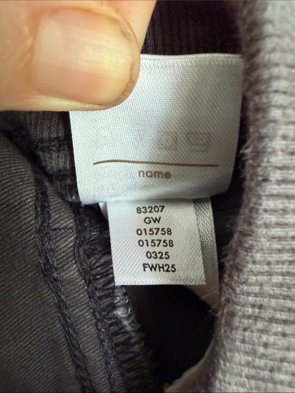 Hanna Andersson Slim Fit Twill Pull-On Pants 120 (6-7) soft black boys - Picture 3 of 7